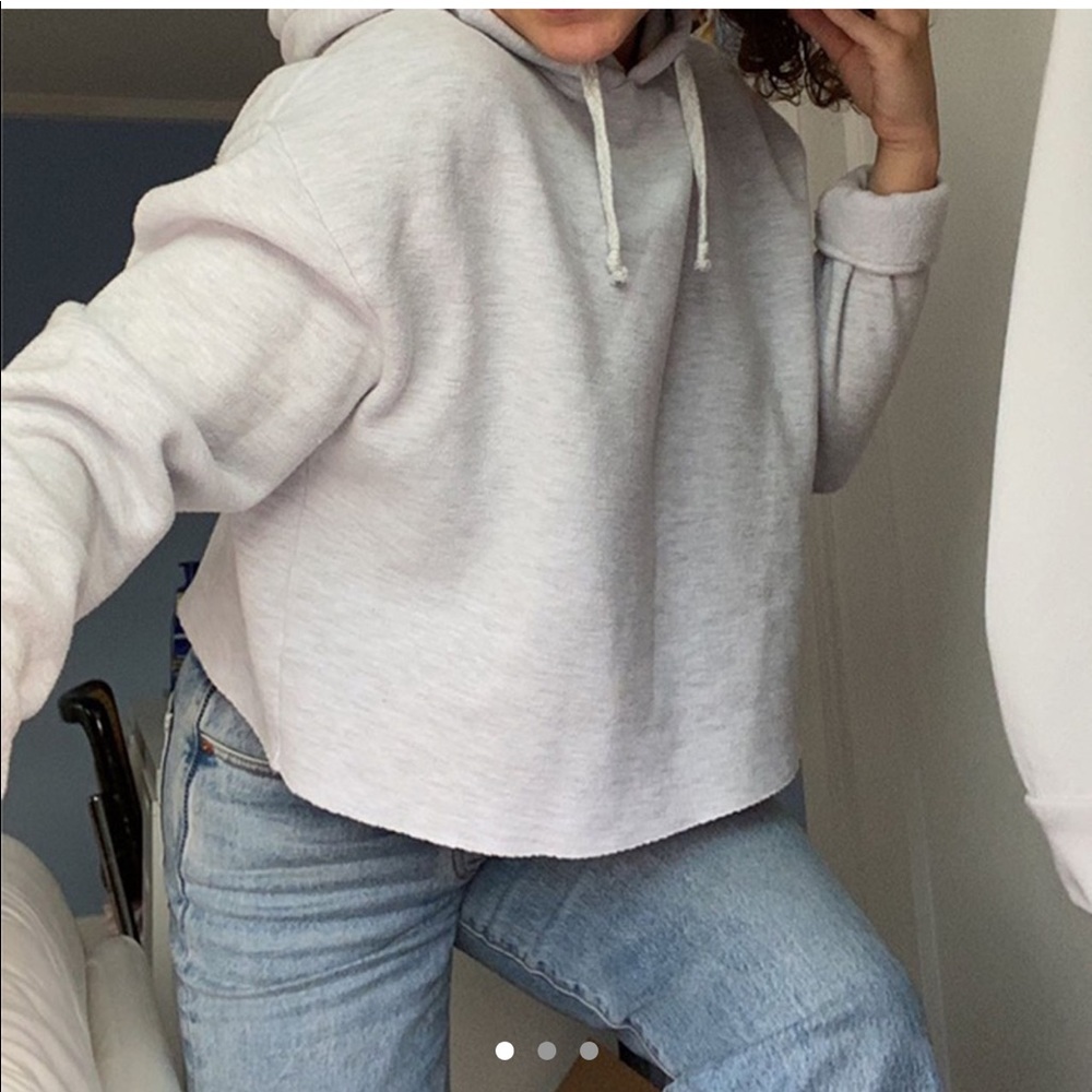 Topshop cropped hoodie